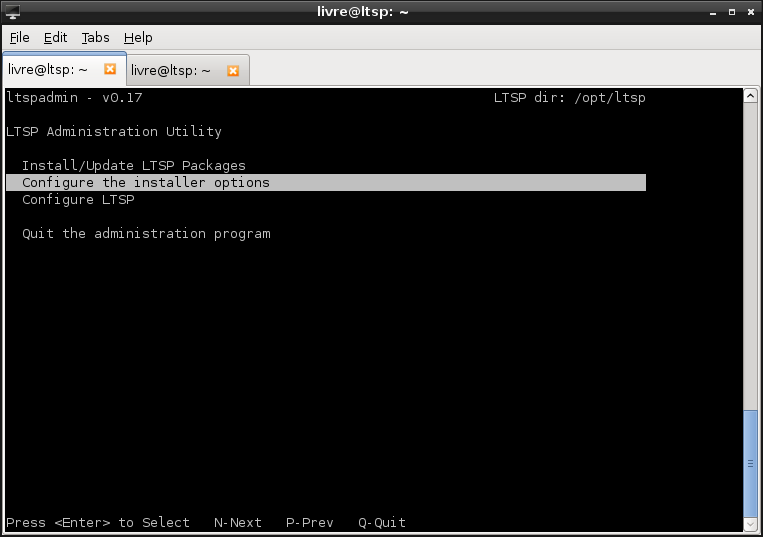 Ltspadmin conf install.png