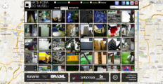 Tela do filtro por imagens do site Arte Fora do Museu